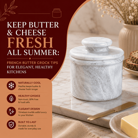 Keep Butter & Cheese Fresh All Summer with French Butter Crock Tips