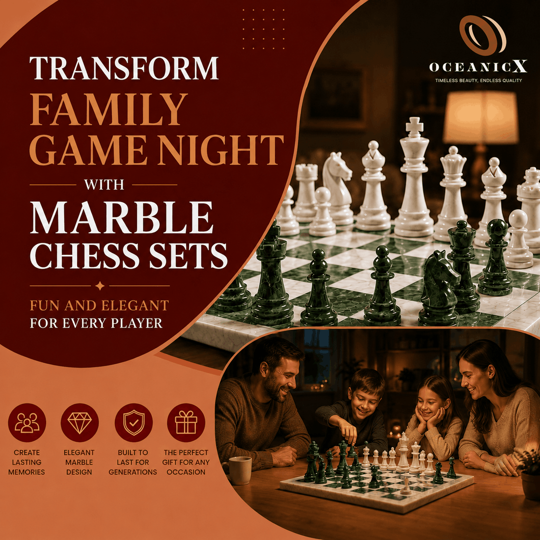 Transform Family Game Night With Marble Chess Sets 
