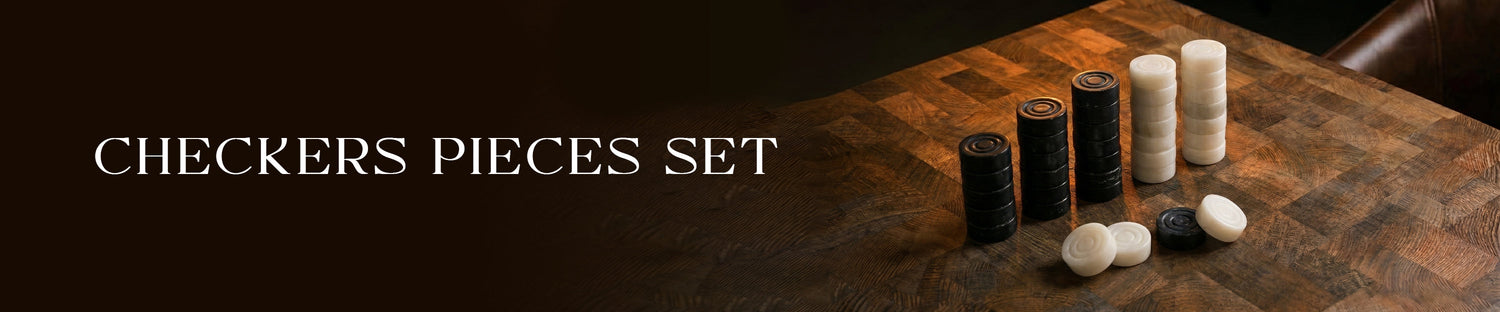 Marble Checker Pieces Sets — Handcrafted Natural Stone for a Classic Game