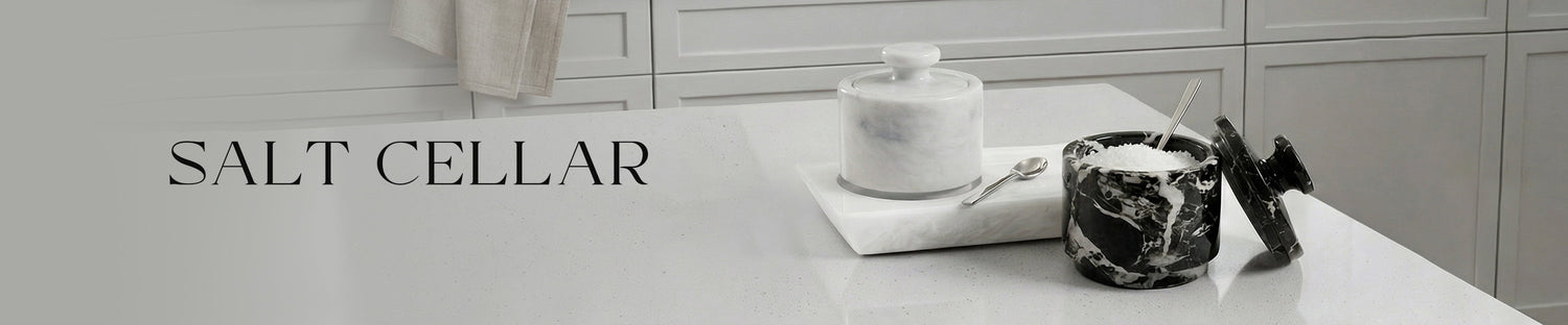 Salt Cellar Collection — Handcrafted Marble Salt Cellars for Every Kitchen Counter