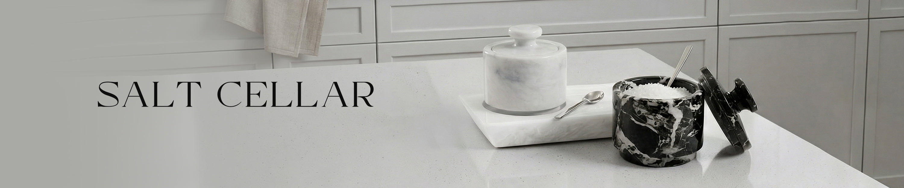 Salt Cellar Collection — Handcrafted Marble Salt Cellars for Every Kitchen Counter
