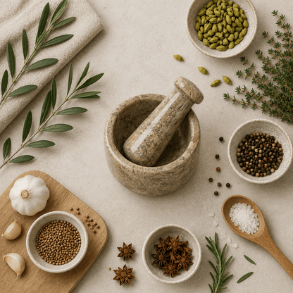 Oceanic Mortar And Pestle (4 inch)