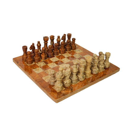 Premium Marble Chess and Checkers Bundle