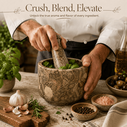 Oceanic Mortar And Pestle (4 inch)