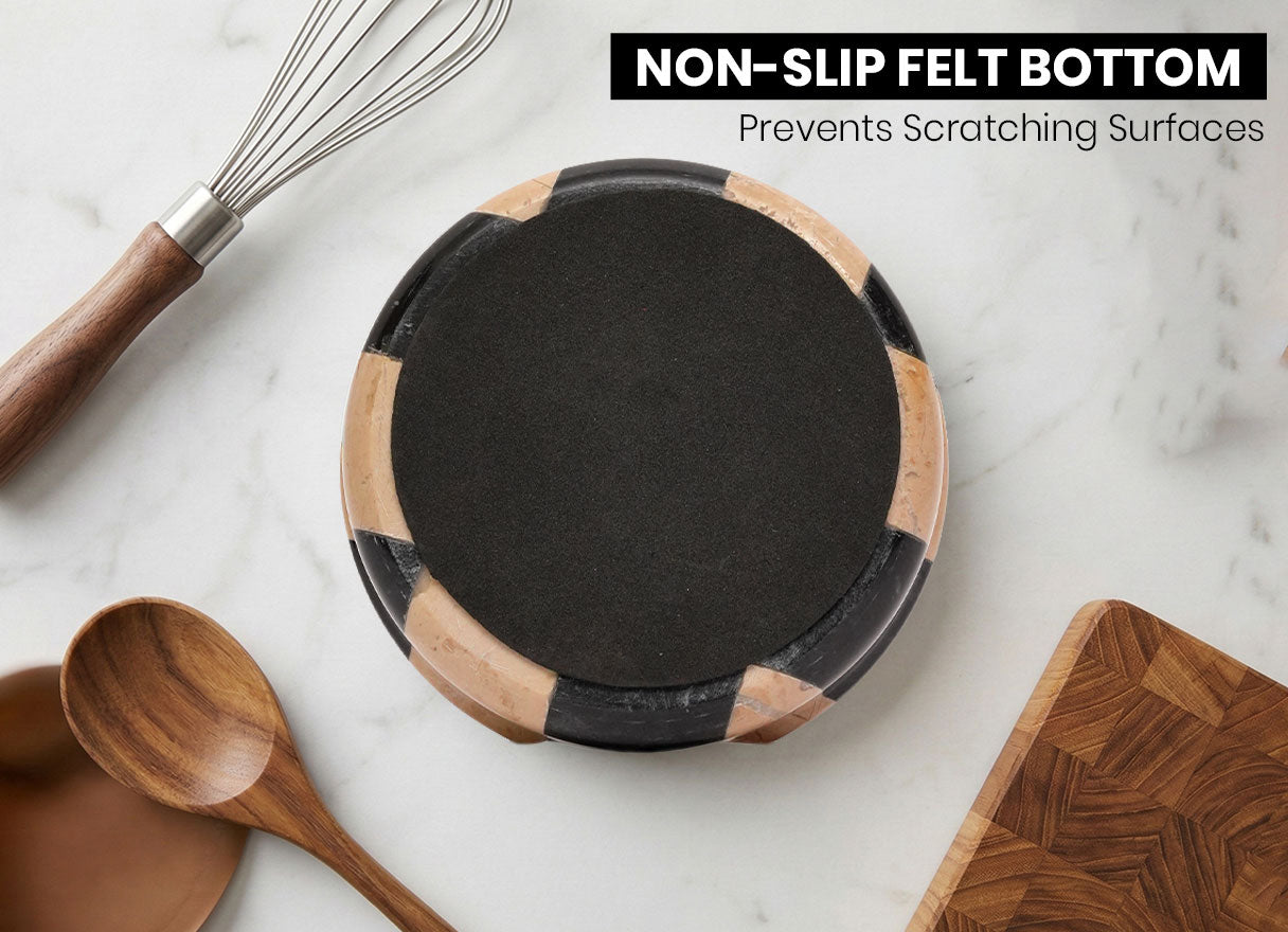 Verona Black Marble Spoon Rest