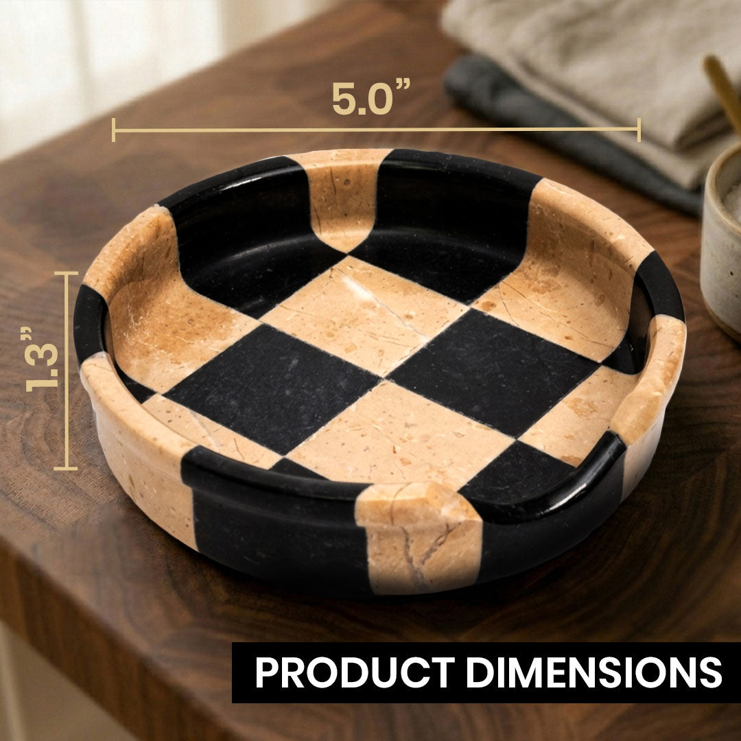 Verona Black Marble Spoon Rest